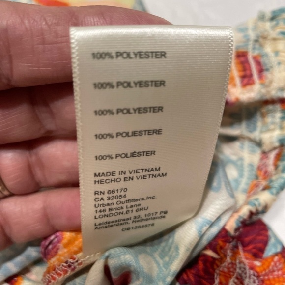 Free People Tied To You Tank Top In Tropical Combo Sz:S - Picture 16 of 16